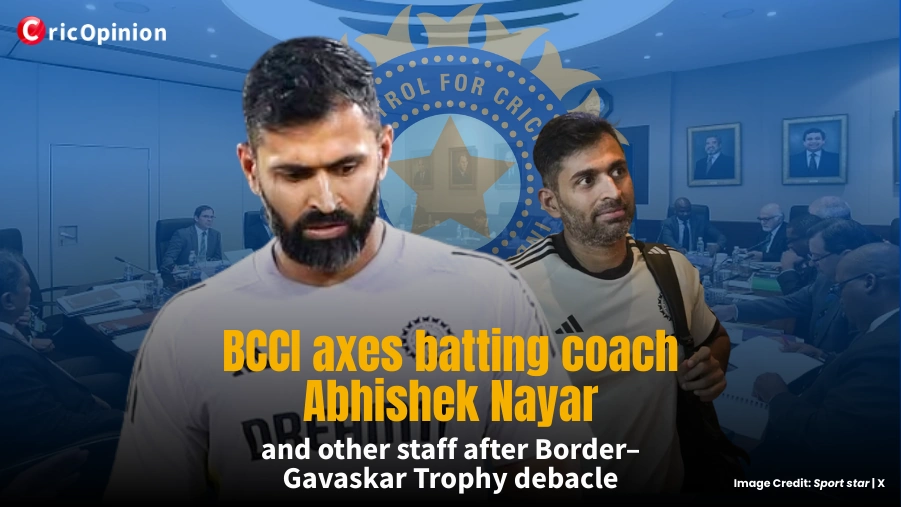 BCCI removes batting and fielding coaches