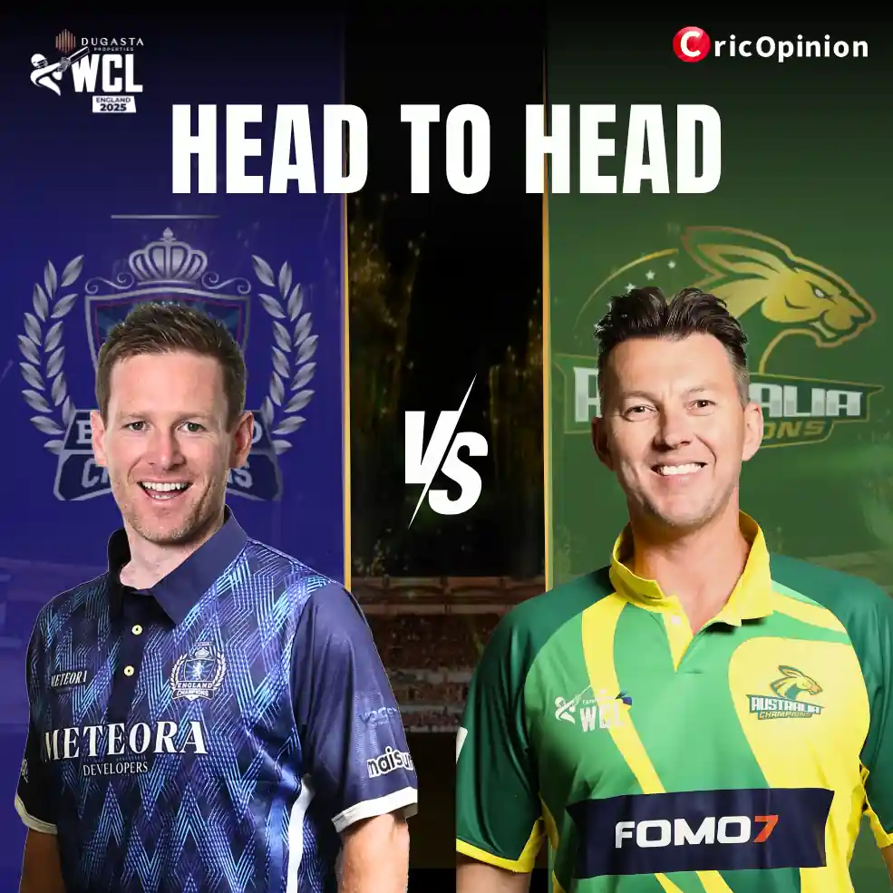 England Champions vs Australia Champions Head-to-Head