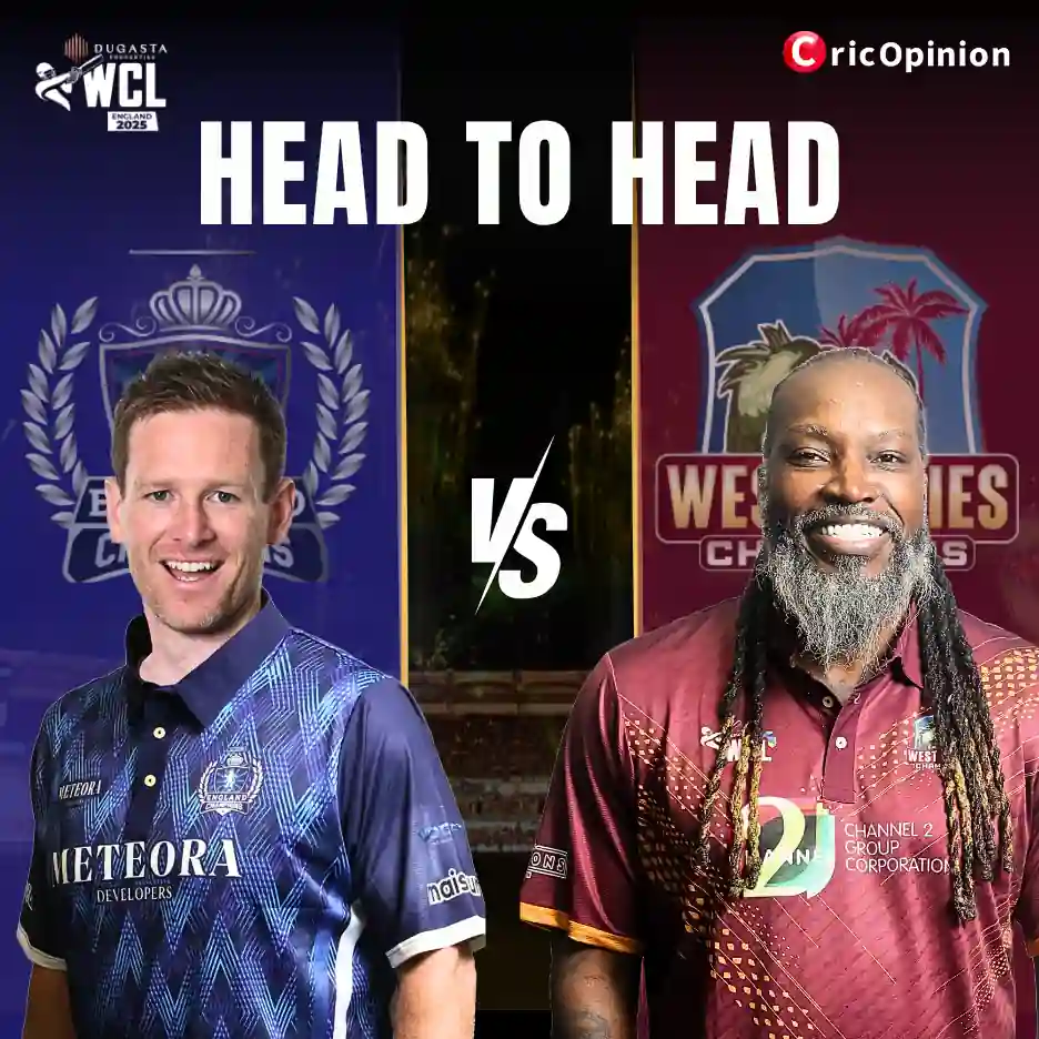 England Champions vs West Indies Champions Head-to-Head