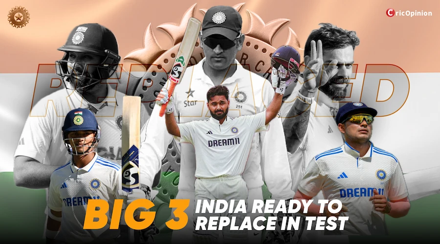 India Ready To Replace Big Three In Tests