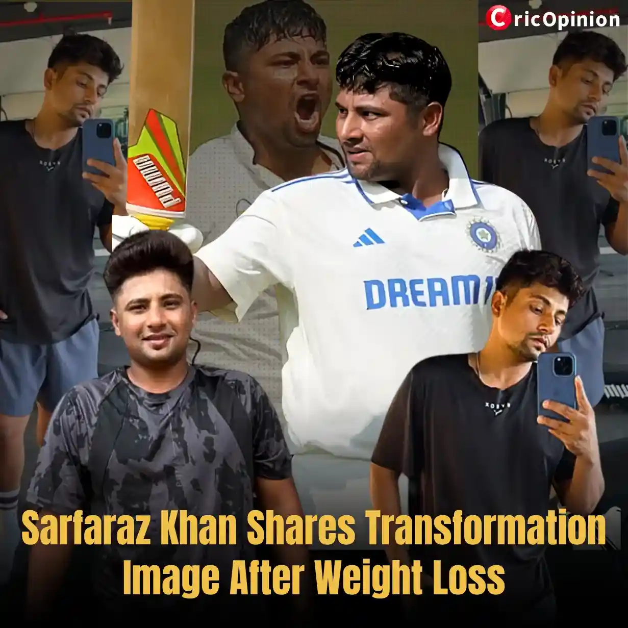 Sardraz khan loss 17 kg weight