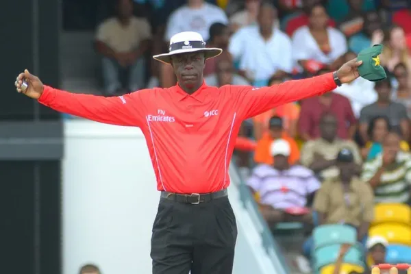 Wide Cricket Umpire Signal