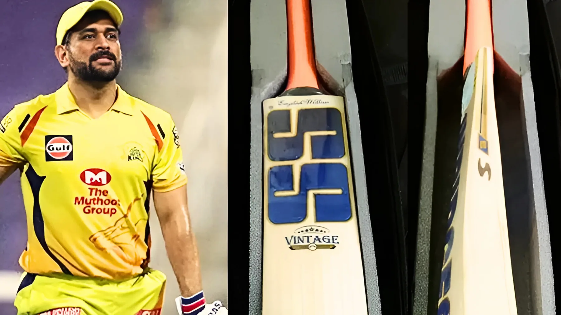 MS Dhoni Cricket Bat