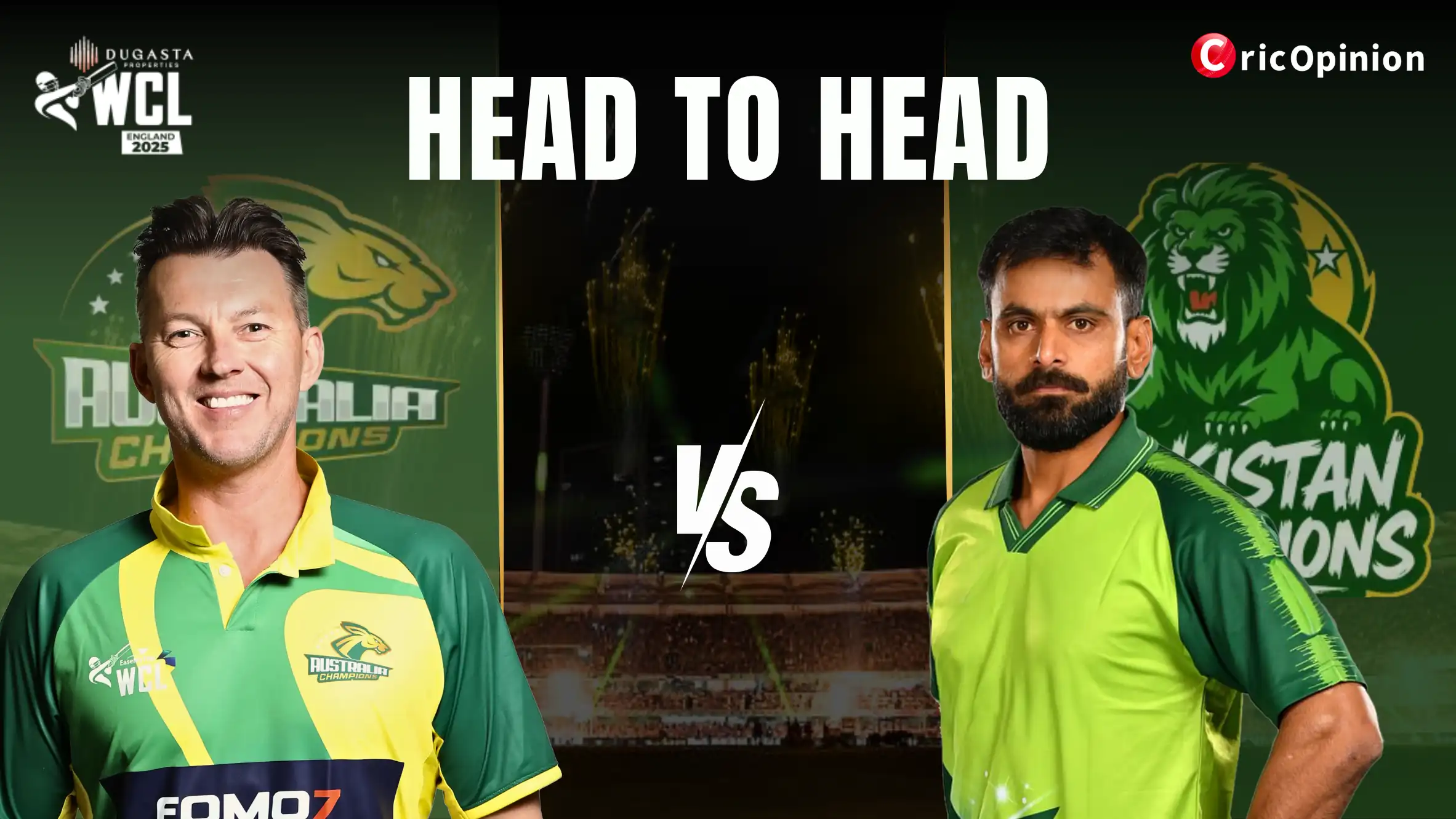 Australia Champions vs Pakistan Champions Head-to-Head