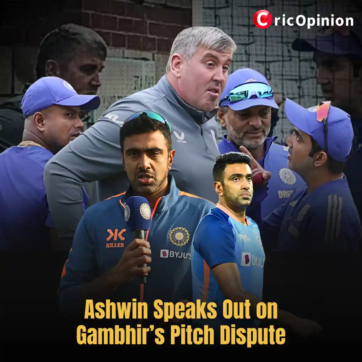 Ashwin Speaks Out on Gambhir’s Pitch Dispute
