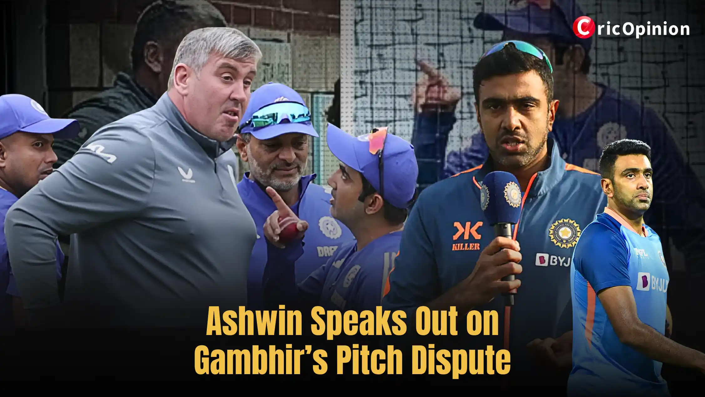 Ashwin Speaks Out on Gambhir’s Pitch Dispute