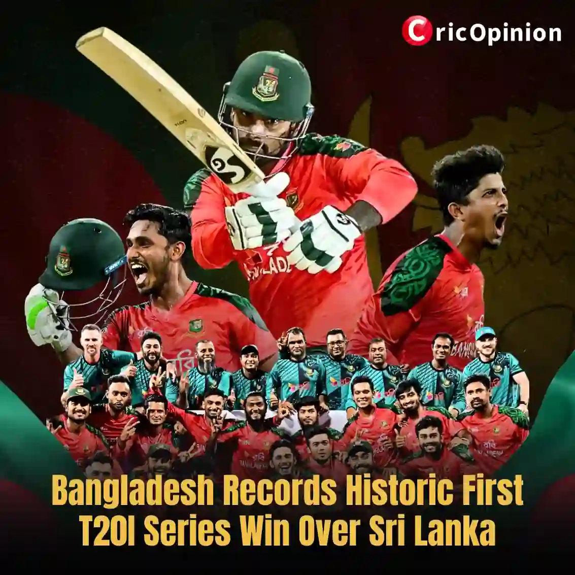 Bangladesh Win T20I Series Against Sri Lanka