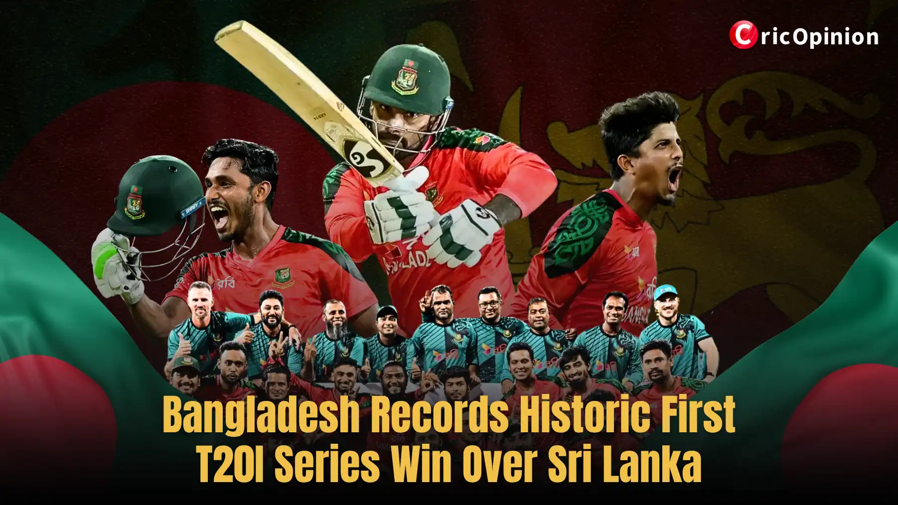 Bangladesh Win T20I Series Against Sri Lanka