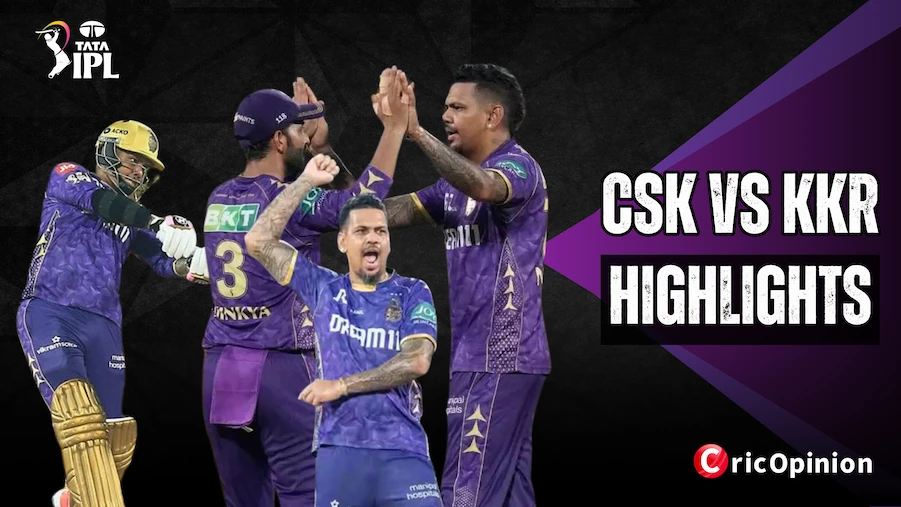CSK vs KKR match highlights