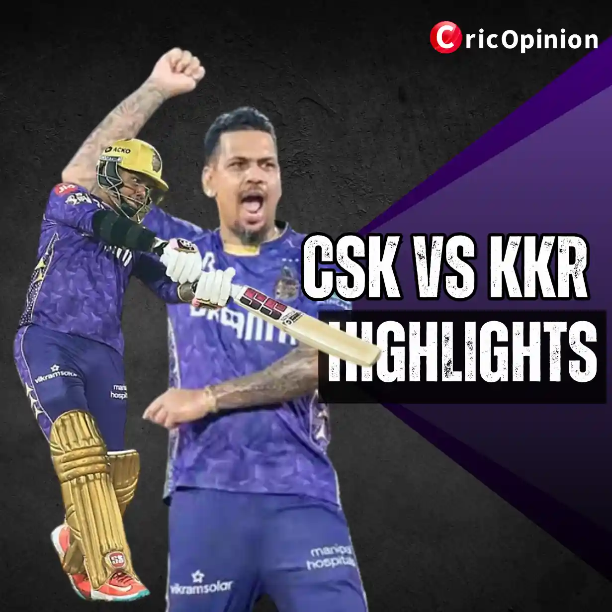 CSK vs KKR match highlights