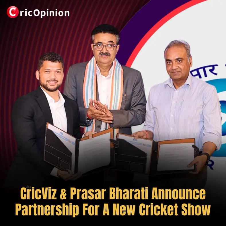 CricViz & Prasar Bharati Announce Partnership For A New Cricket Show