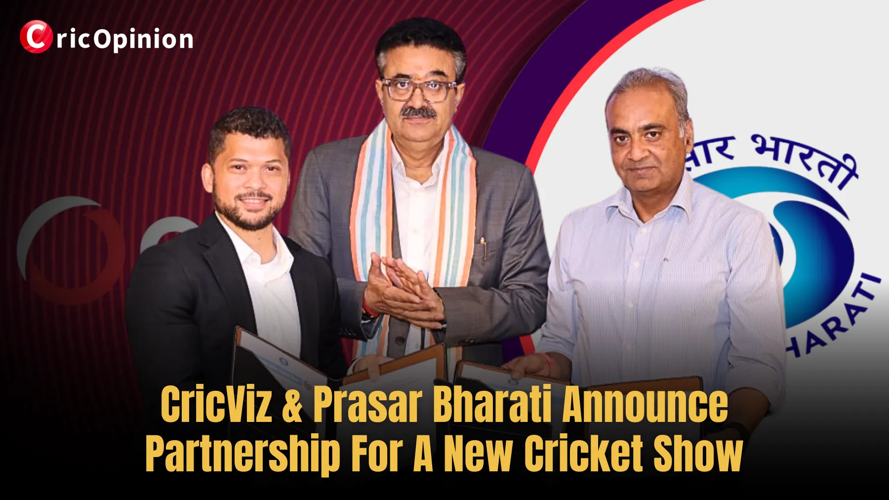 CricViz & Prasar Bharati Announce Partnership For A New Cricket Show