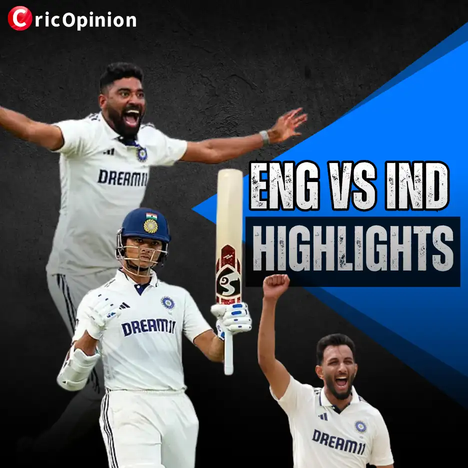 ENG vs IND 5th match highlight