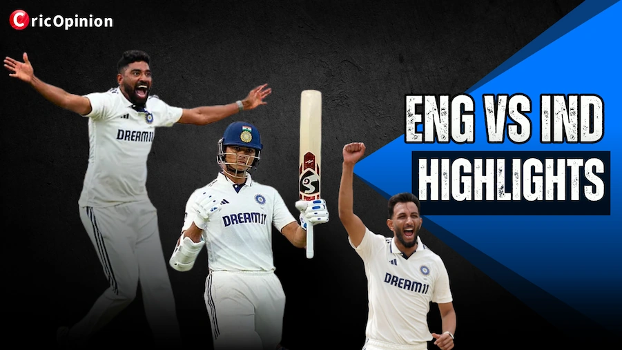 ENG vs IND 5th match highlight