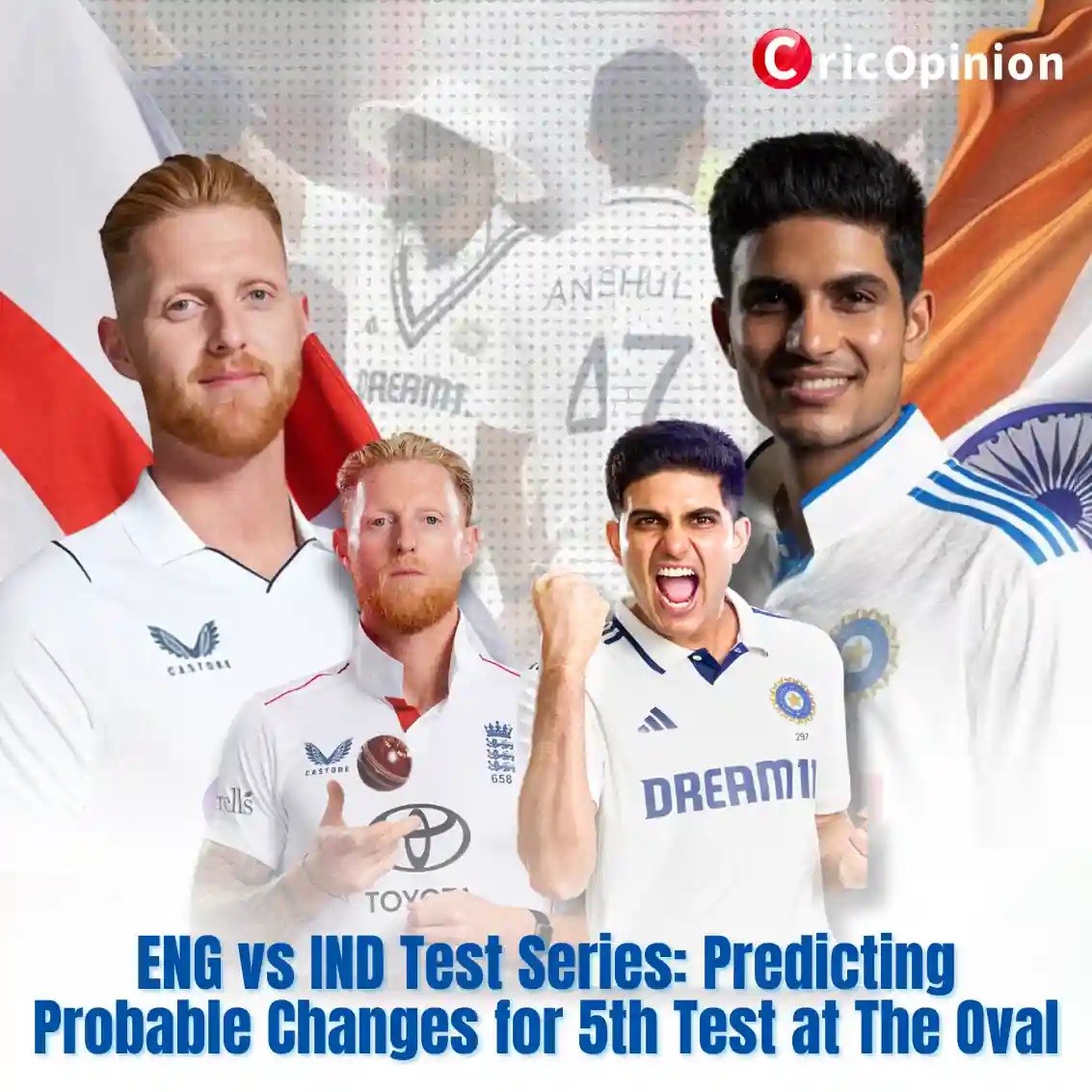 ENG vs IND Test Series Predicting Probable Changes for 5th Test at The Oval