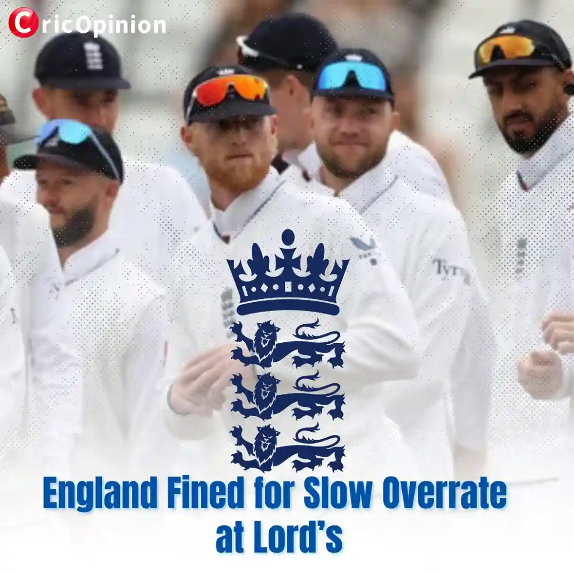 England fined for slow overrate