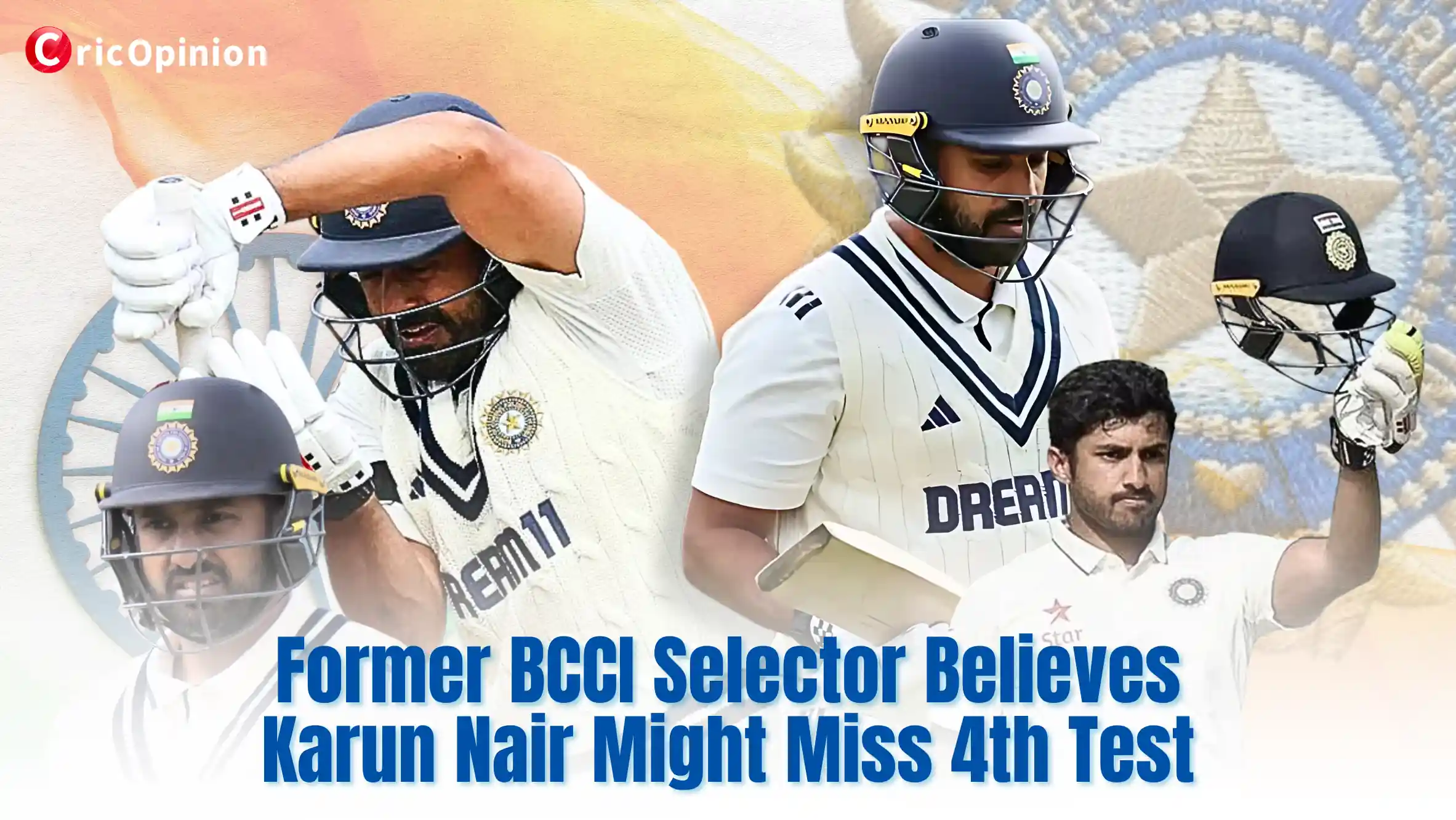 Devang Gandhi Karun Nair 4th Test