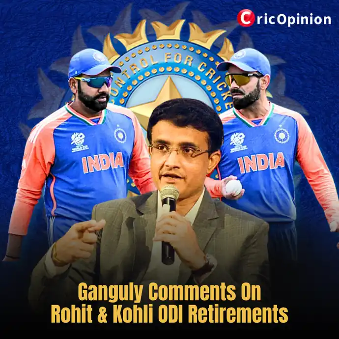 Ganguly Comments On Rohit & Kohli ODI Retirements