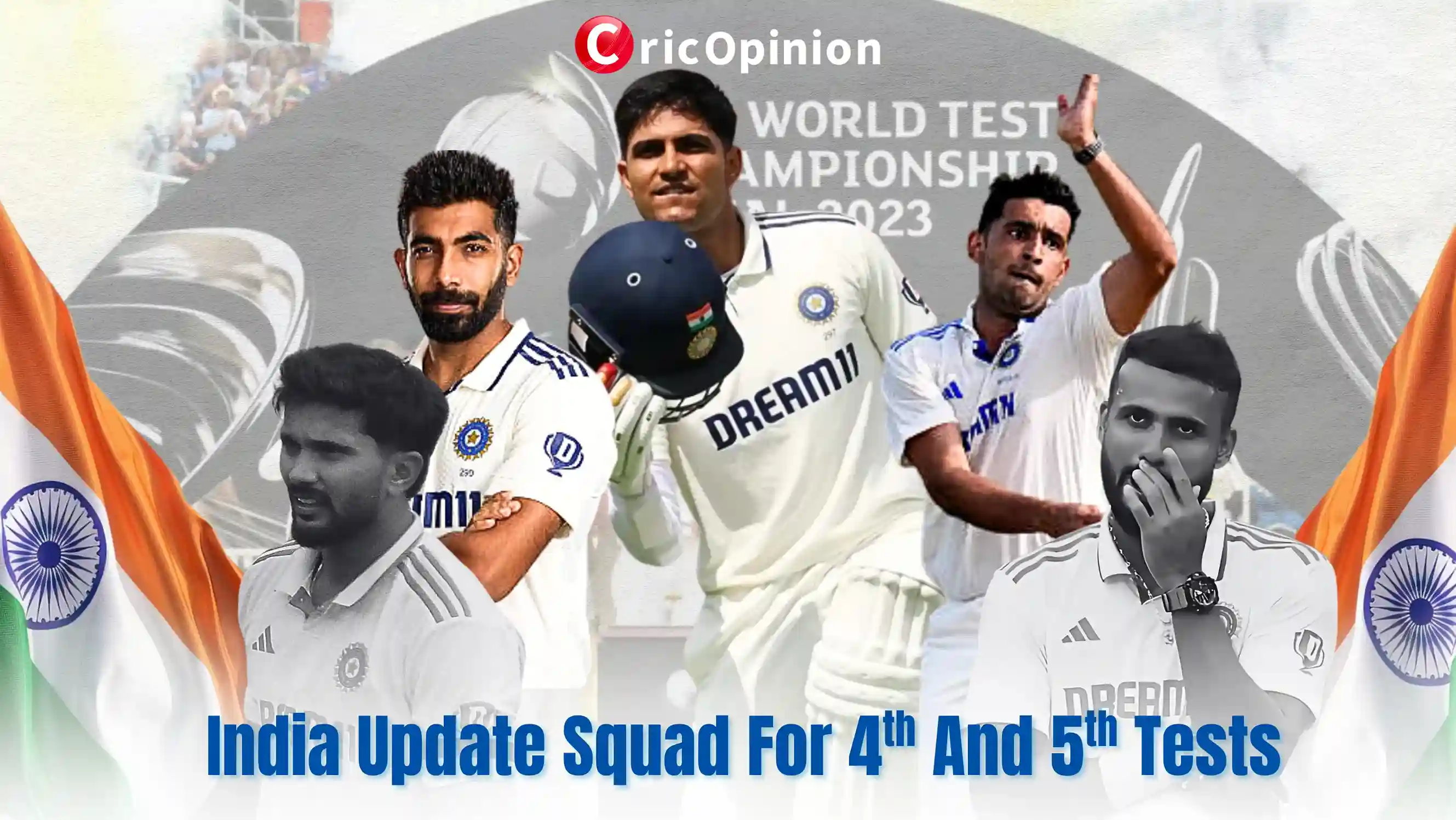 India update for 4 and 5 test