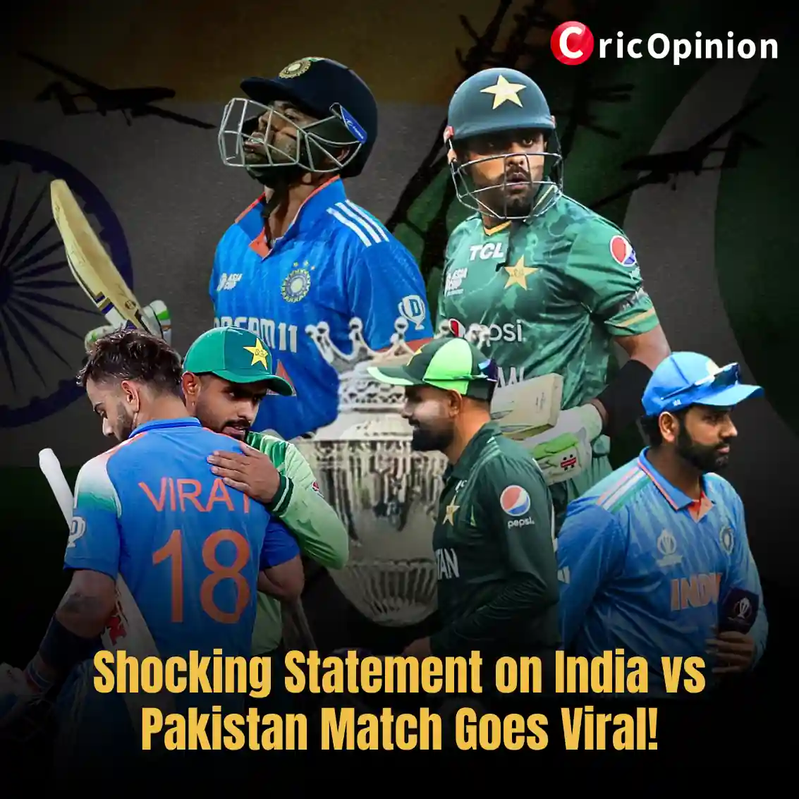 Shocking Statement on India vs Pakistan Match Goes Viral