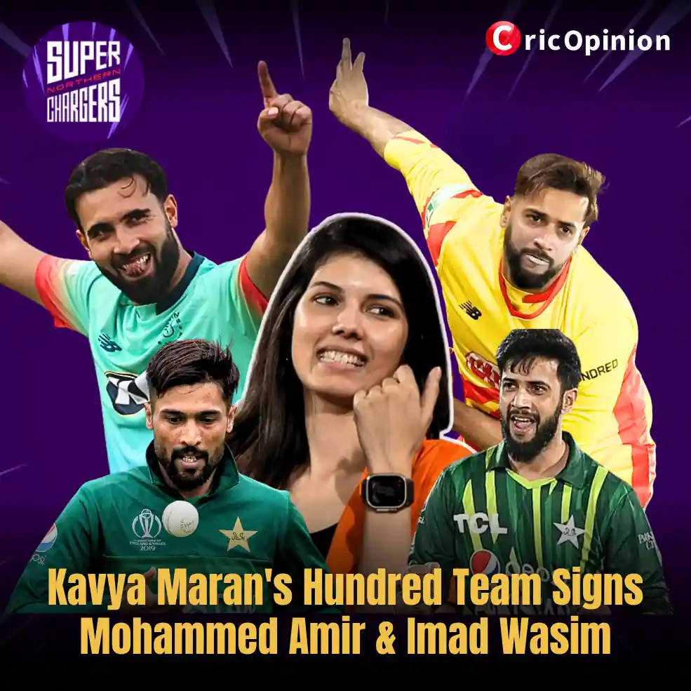 Kavya Maran's Hundred Team Signs Mohammed Amir & Imad Wasim