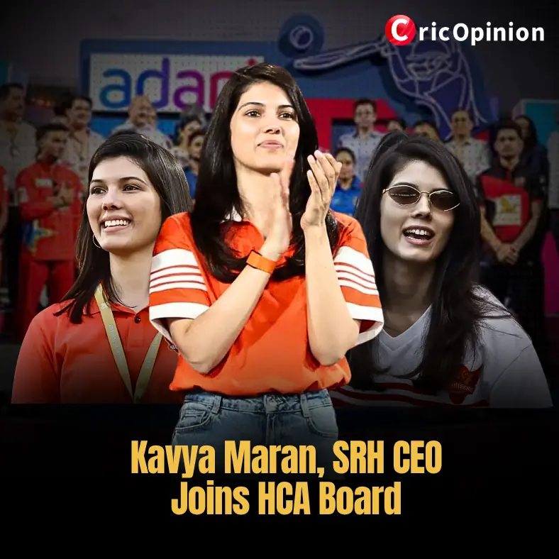 Kavya Maran, SRH CEO Joins HCA Board