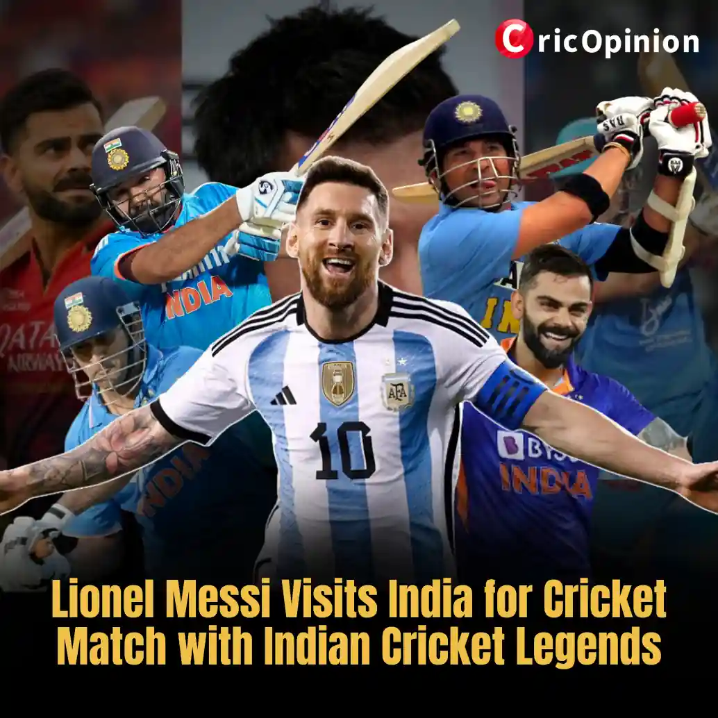 Lionel Messi Visits India for Cricket Match with Indian Cricket Legends