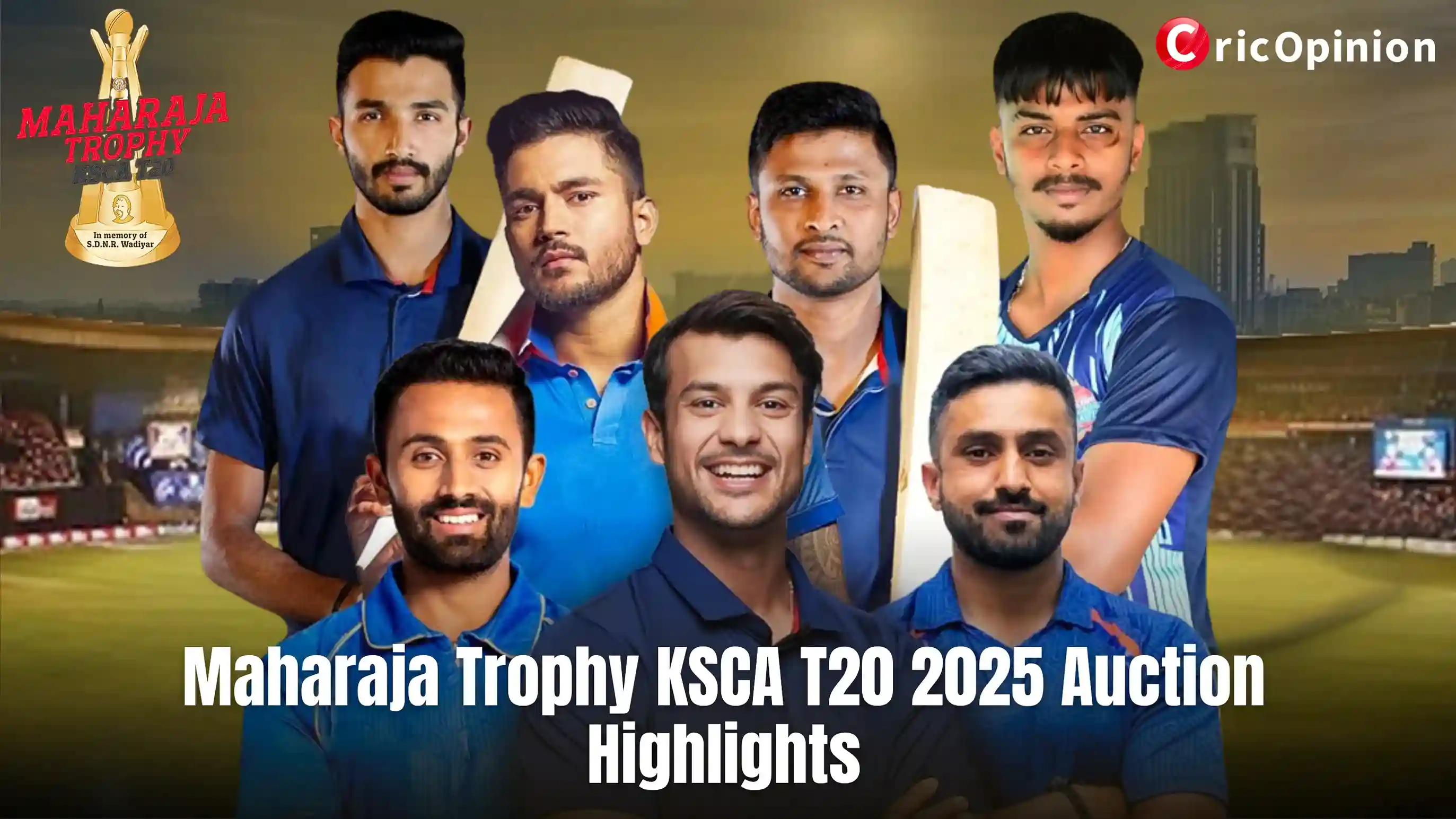 Maharaja trophy KSCA 2025 Auction Highlights