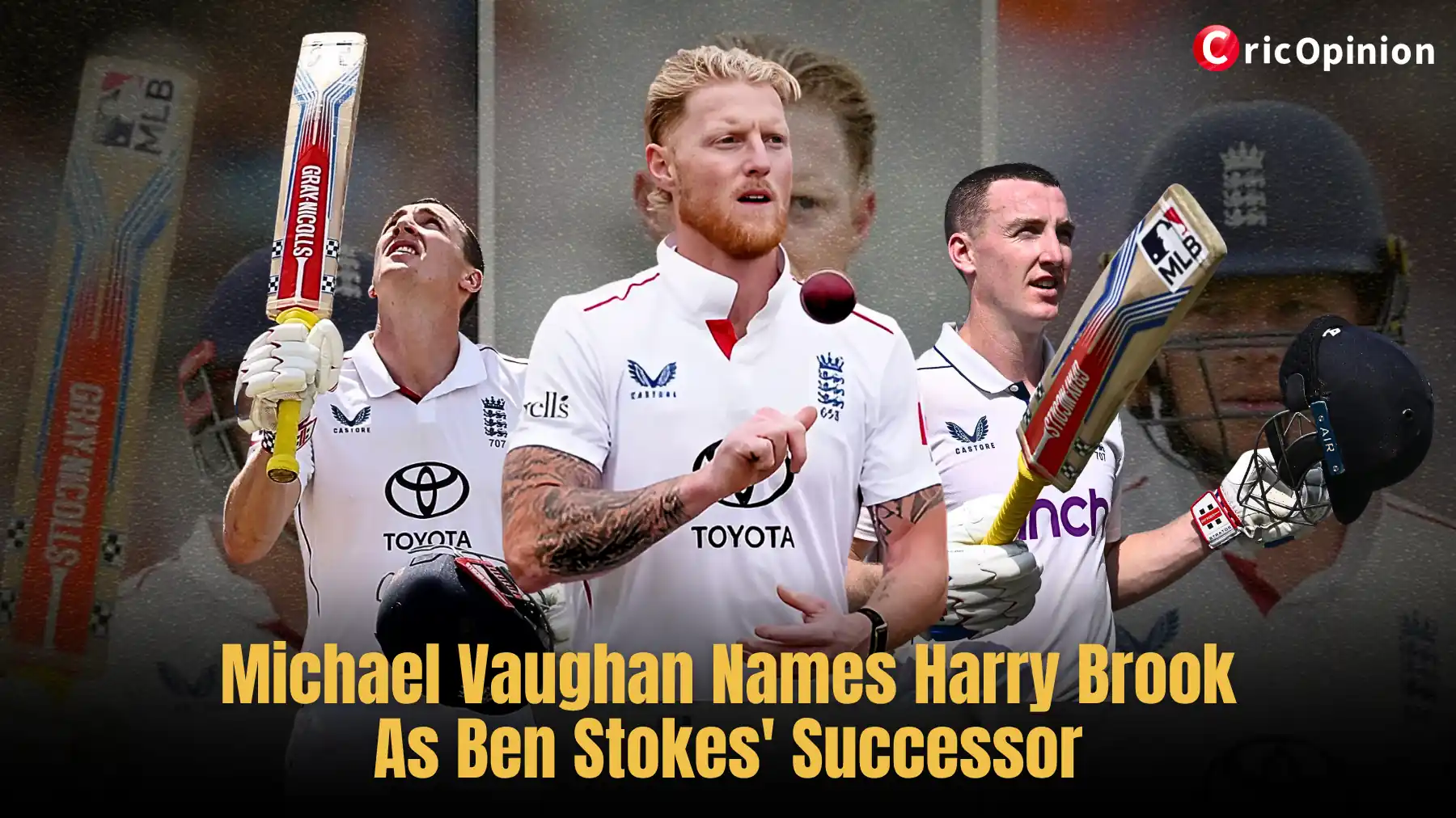 Michael Vaughan Names Harry Brook As Ben Stokes' Successor
