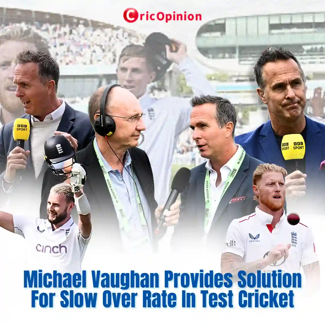 Michael Vaughan Slow Over Rate Solution