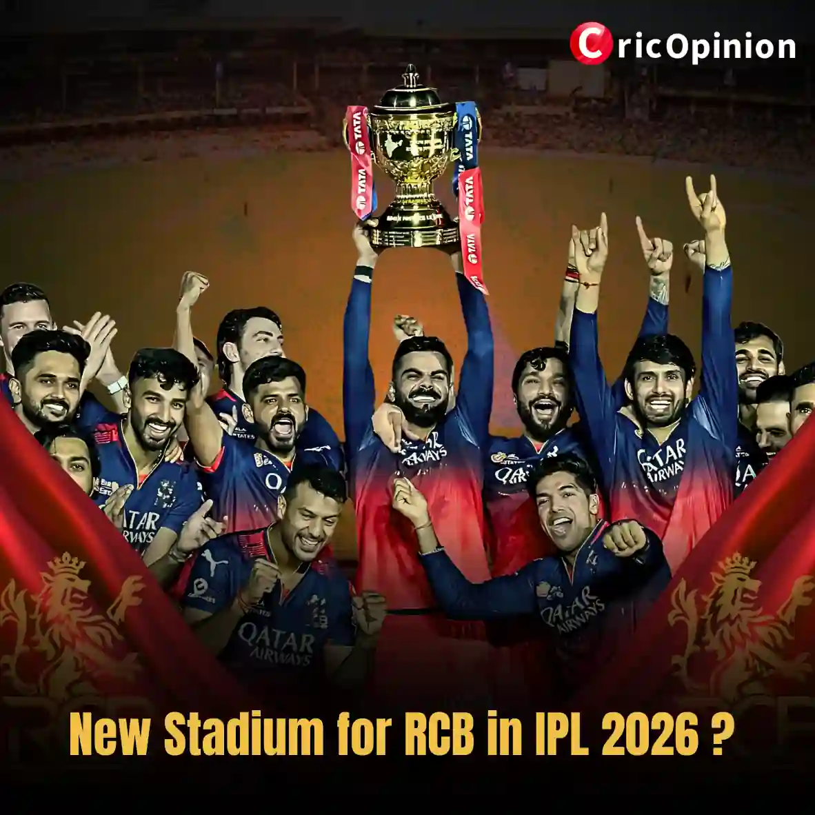 New Stadium for RCB in IPL 2026