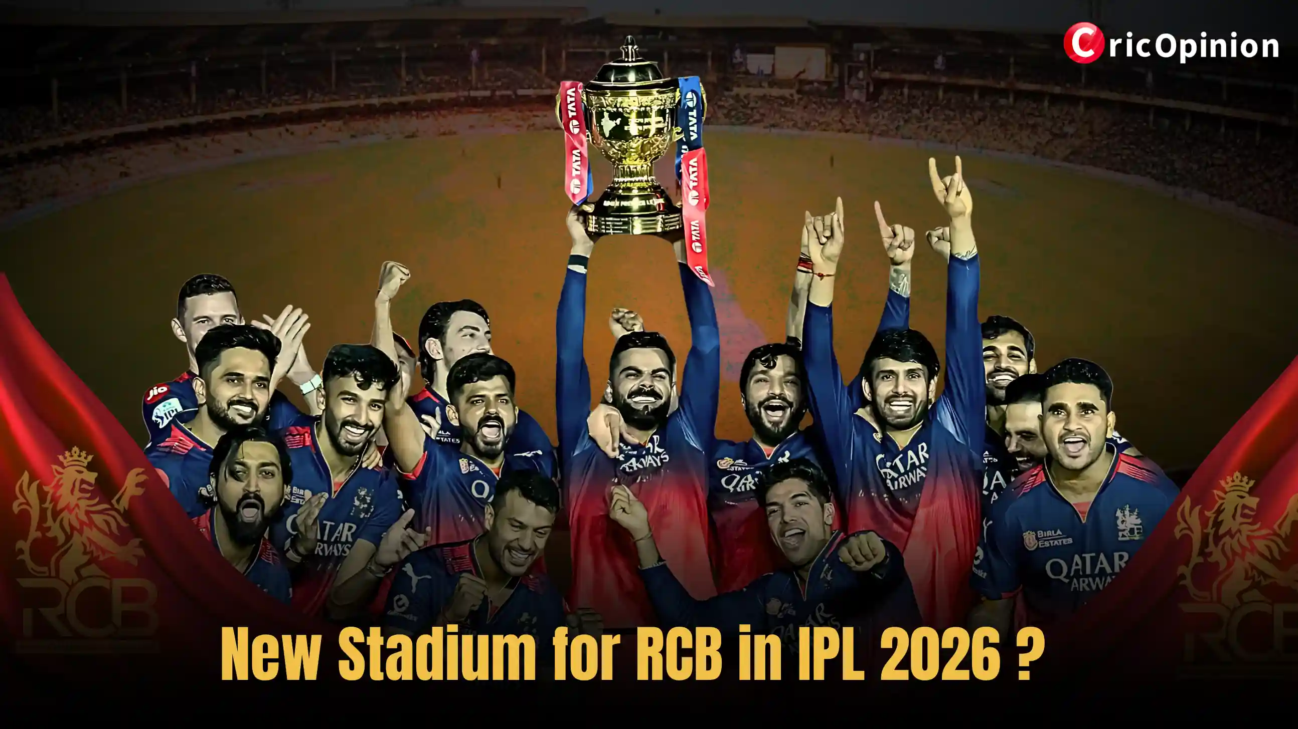 New Stadium for RCB in IPL 2026