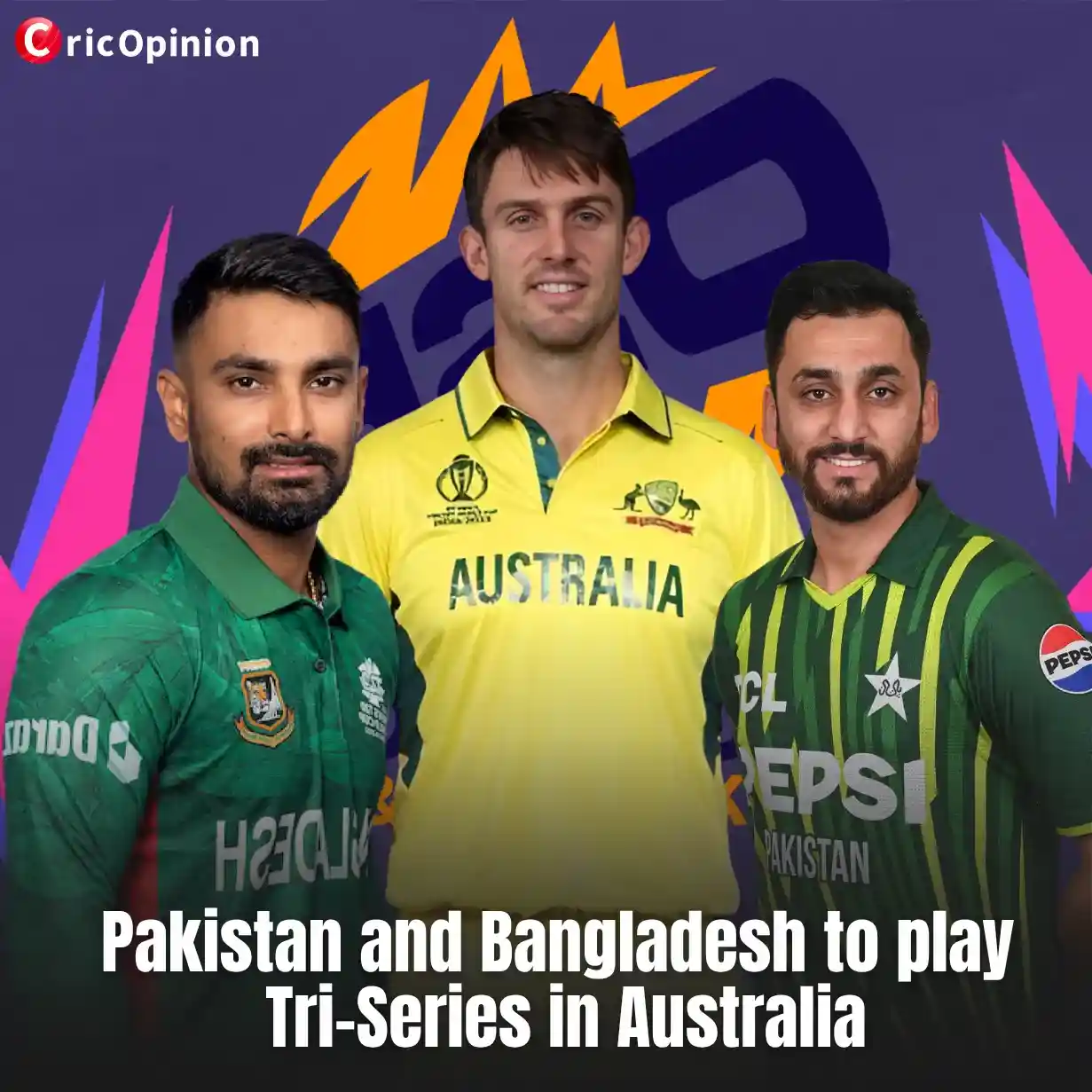 Pak and Ban to play tri series in aus