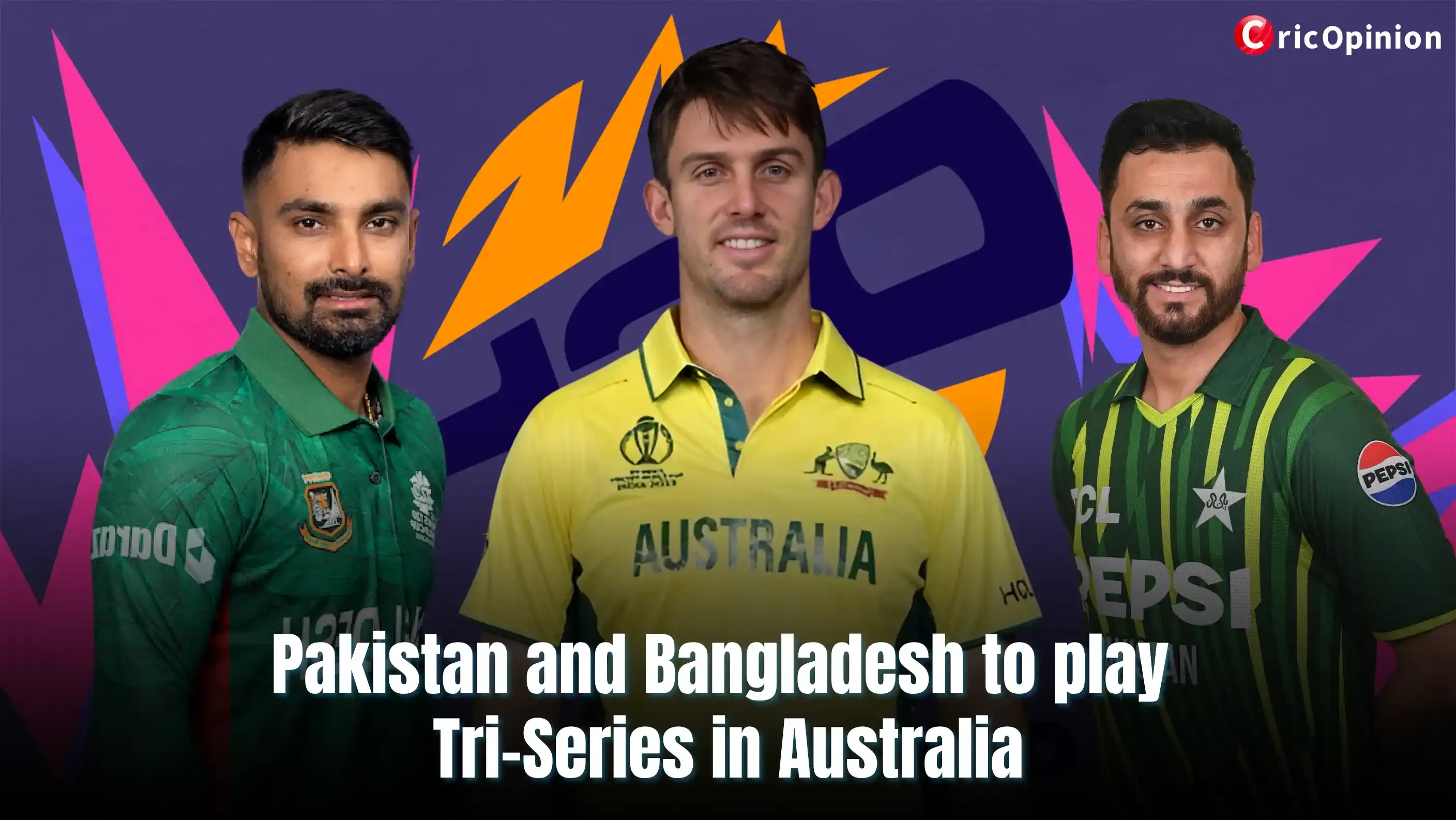 Pak and Ban to play tri series in aus