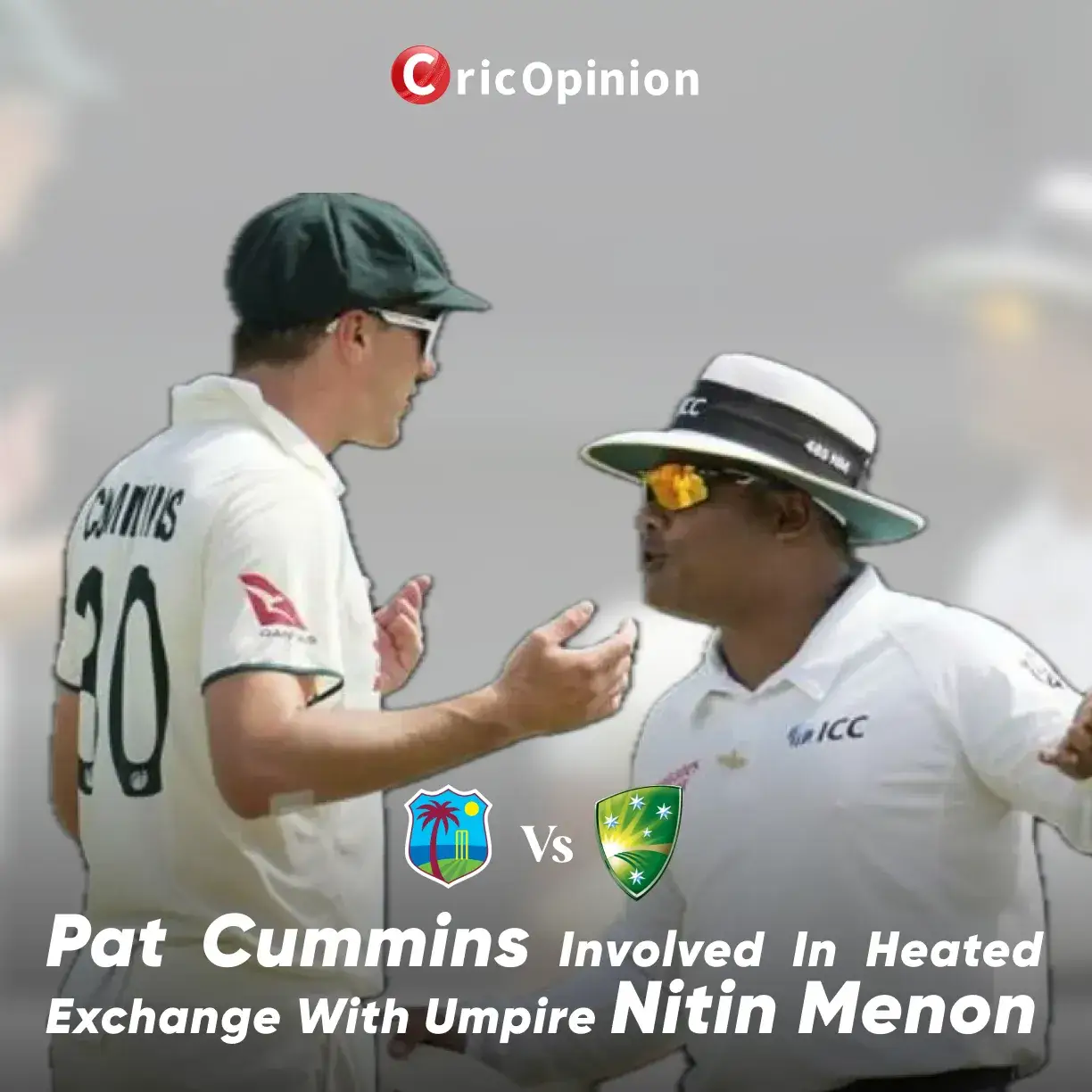 pat cummings against west indies