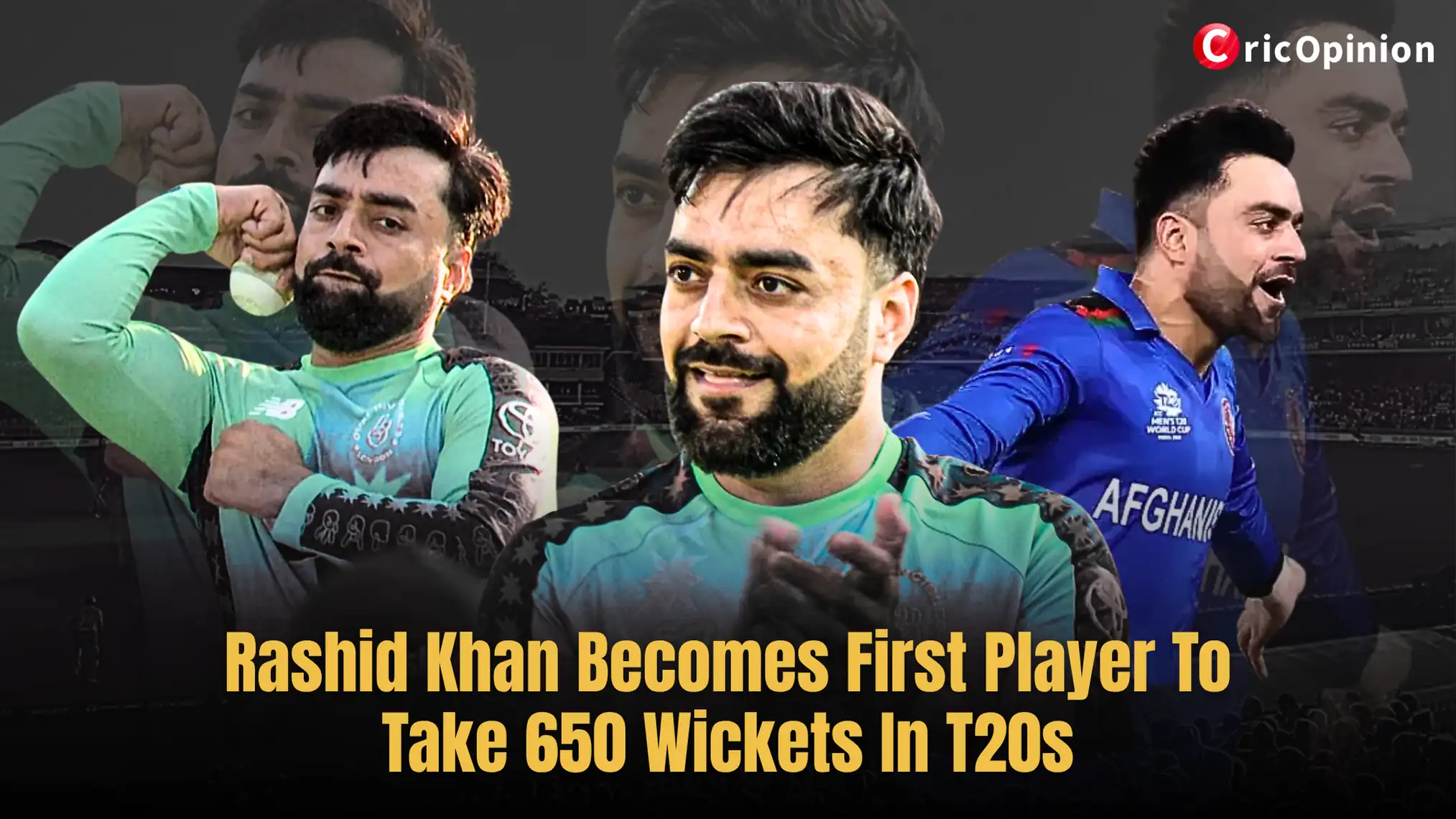 Rashid Khan First Player To Take 650 T20 Wickets