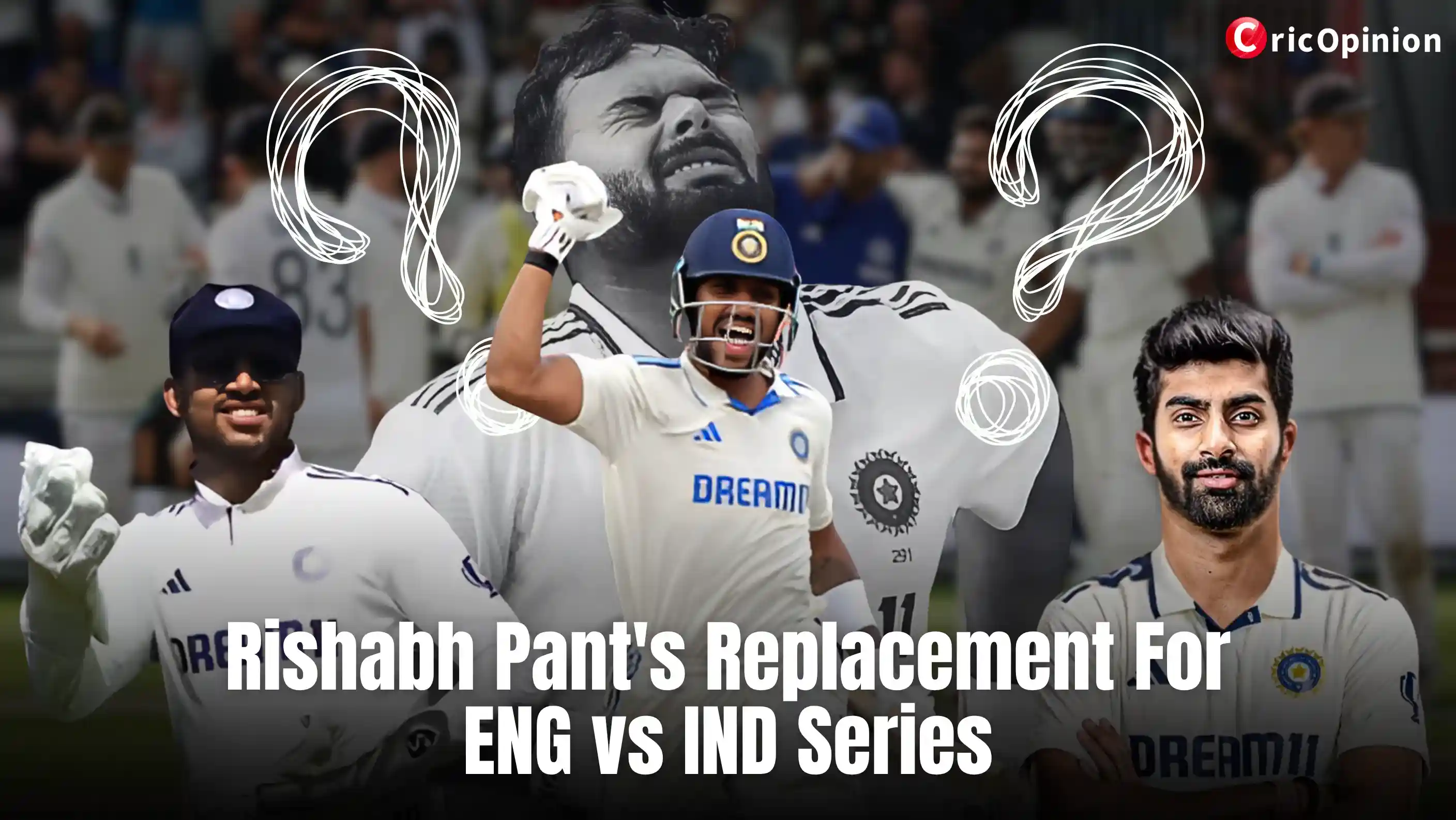 Rishabh Pant replacement against england test