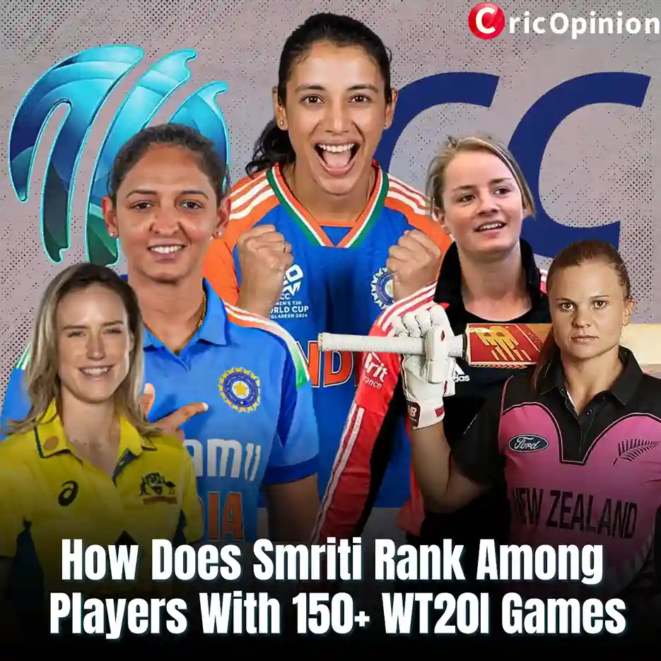 Smriti Mandana played 150+ WT20I Matches for India