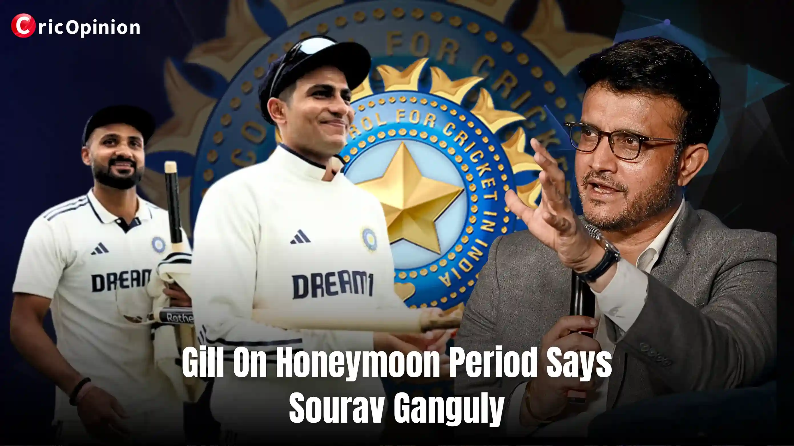 Sourav ganguly on honneymoon of gill