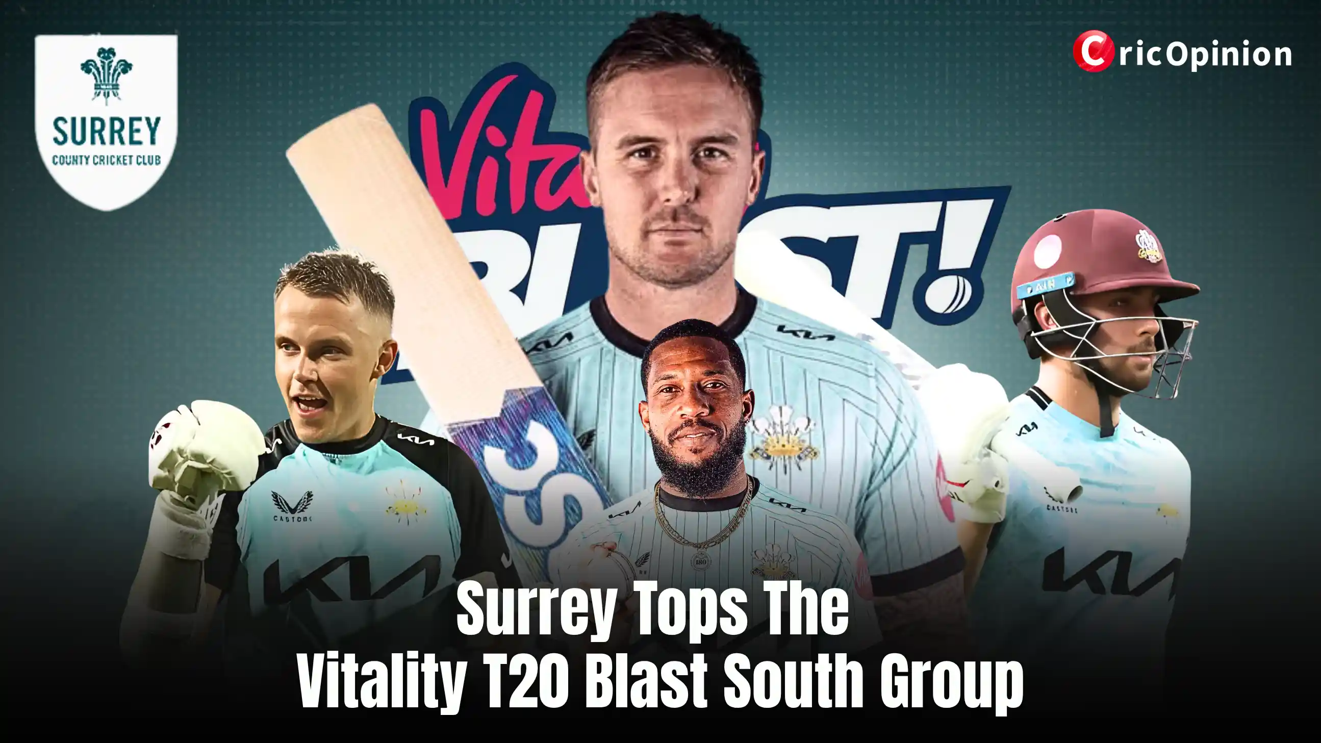 Surrey Top Vitality T20 Blast South Group
