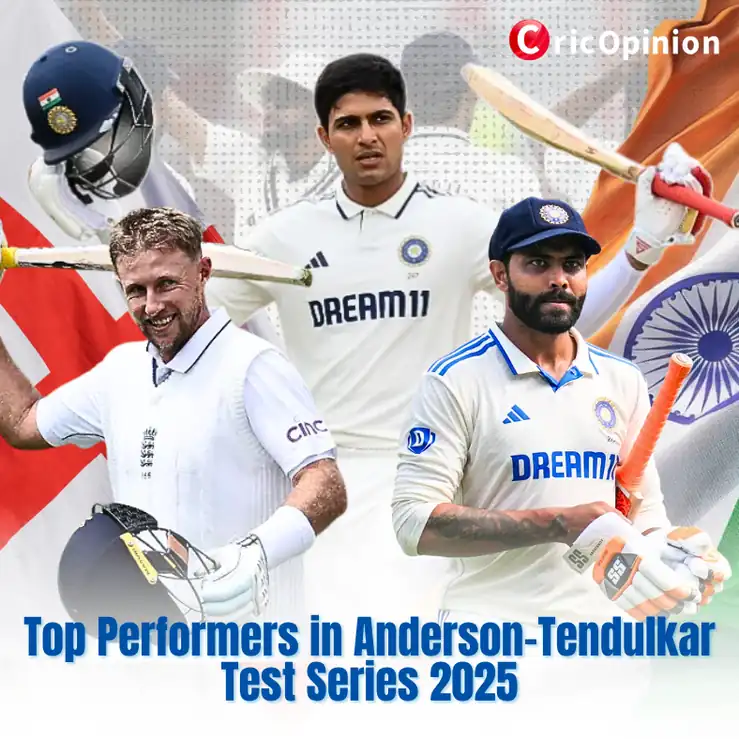 Top Performers in Anderson-Tendulkar Test Series 2025