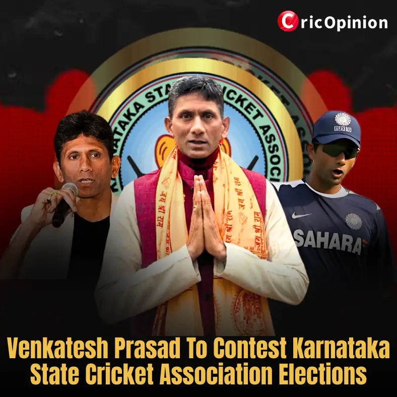 Venkatesh Prasad To Contest Karnataka State Cricket Association Elections