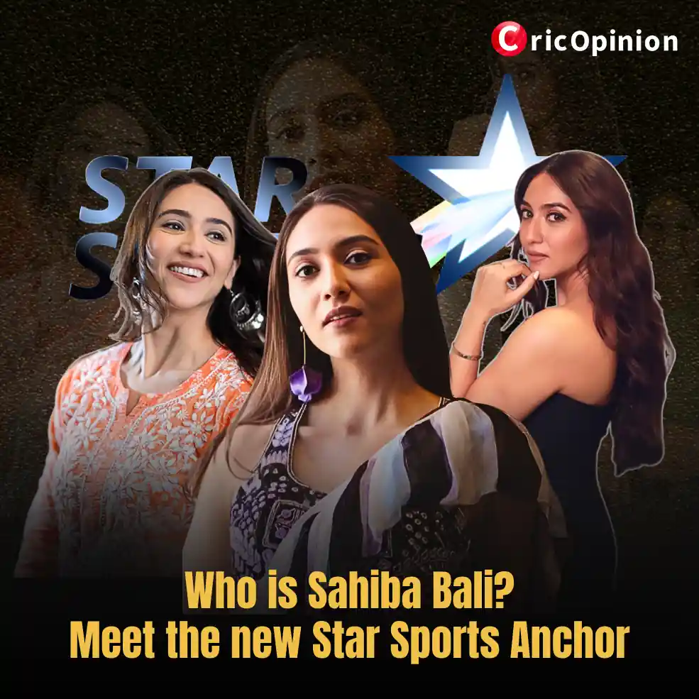 Who is Sahiba Bali Meet the new Star Sports Anchor