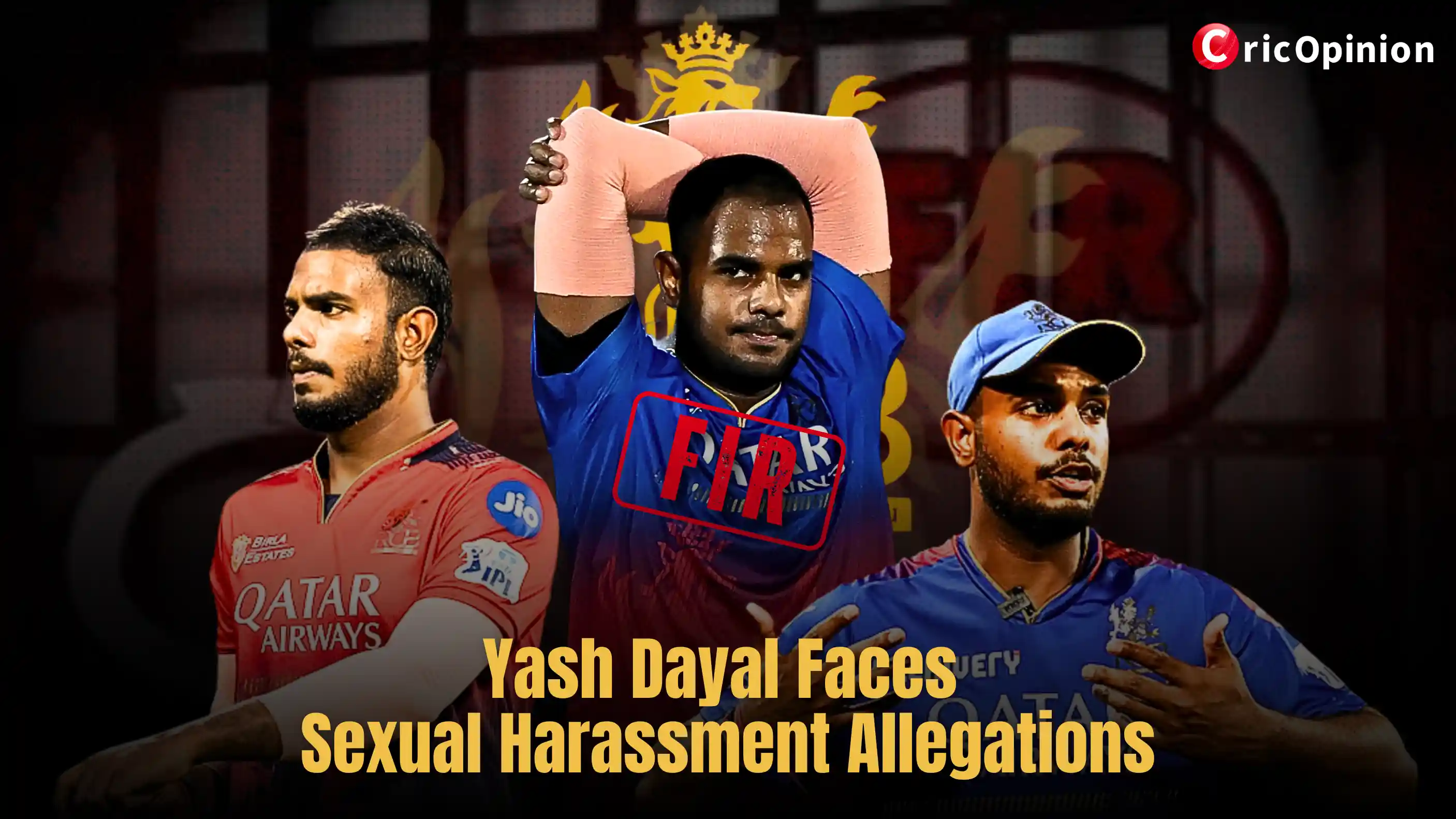 Yash Dayal Faces  Sexual Harassment Allegations