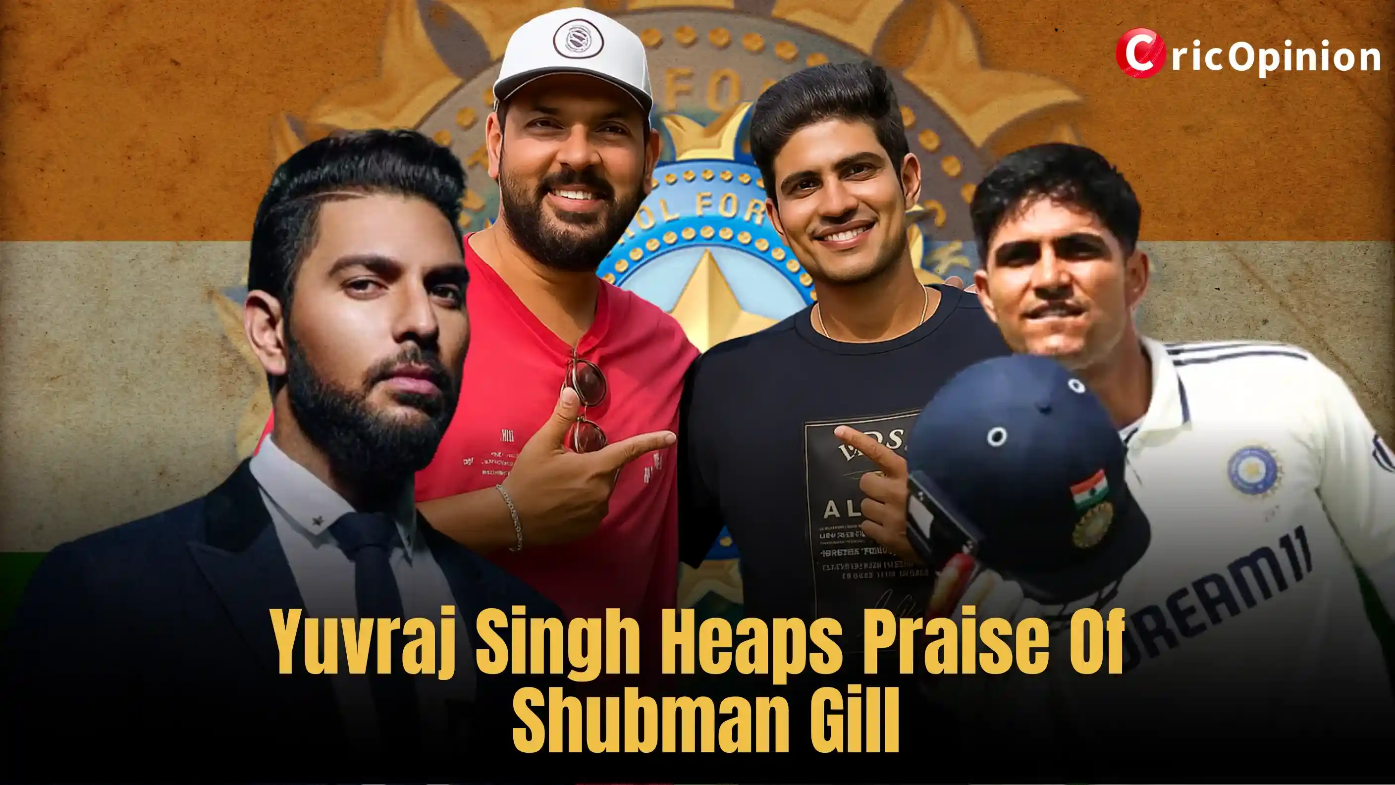 Yuvraj singh praises shubham gill
