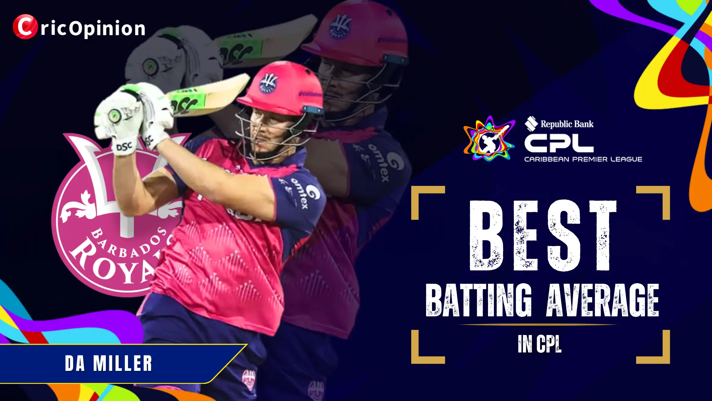 Best Batting Average in CPL