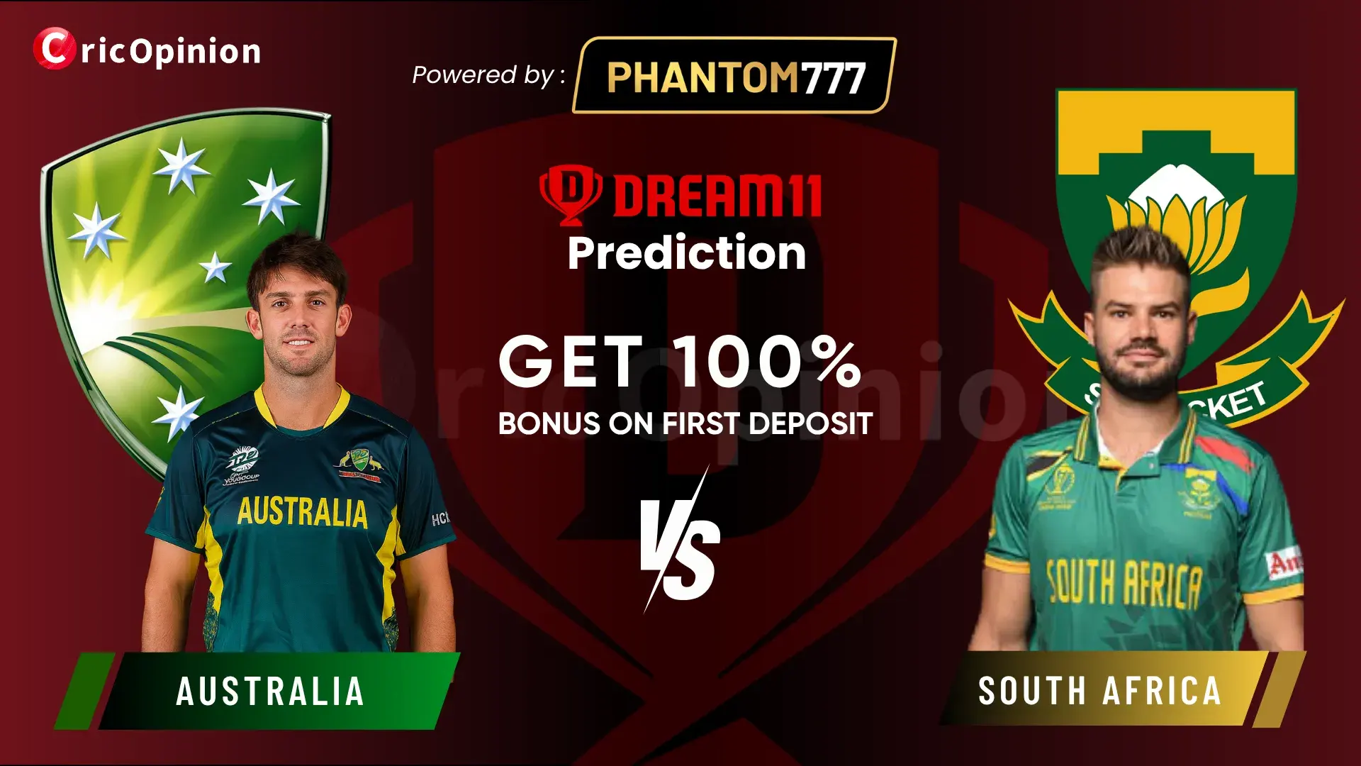AUS vs SA dream 11 Prediction Today Match