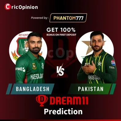 BAN vs PAK dream 11 Prediction Today Match