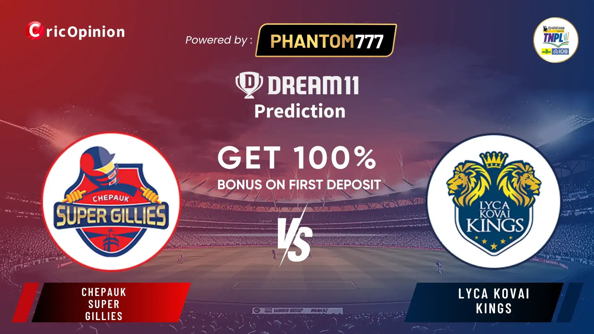 CSG vs LKK Dream11 Prediction Today Match