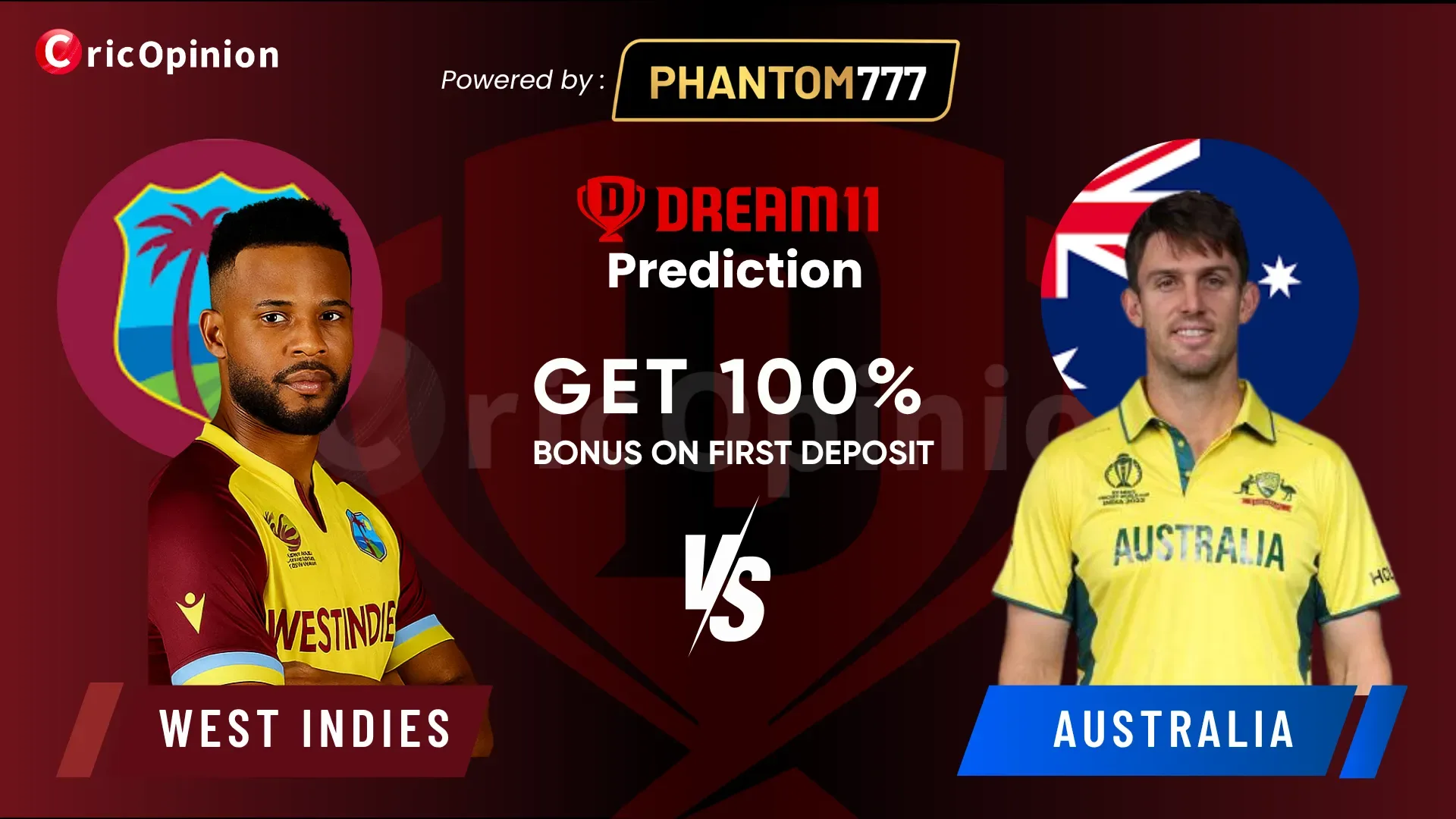 WI vs AUS Dream11 Prediction Today Match